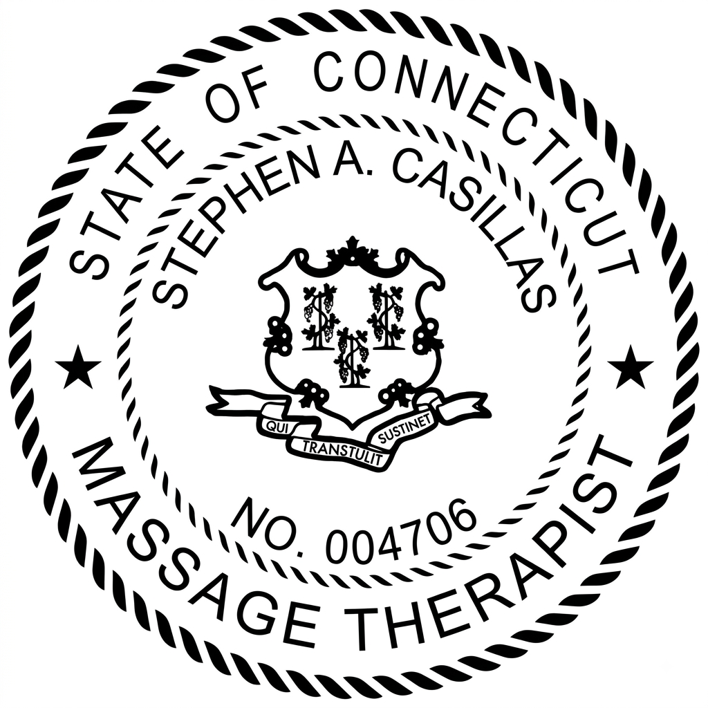 CT Licensed Massage Therapist seal